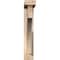 Ekena Millwork Westlake Block Smooth Bracket w/ Offset Brace, Douglas Fir, 3 1/2"W x 20"D x 20"H BKT0402X20X20WTL05SDF - alternate 2